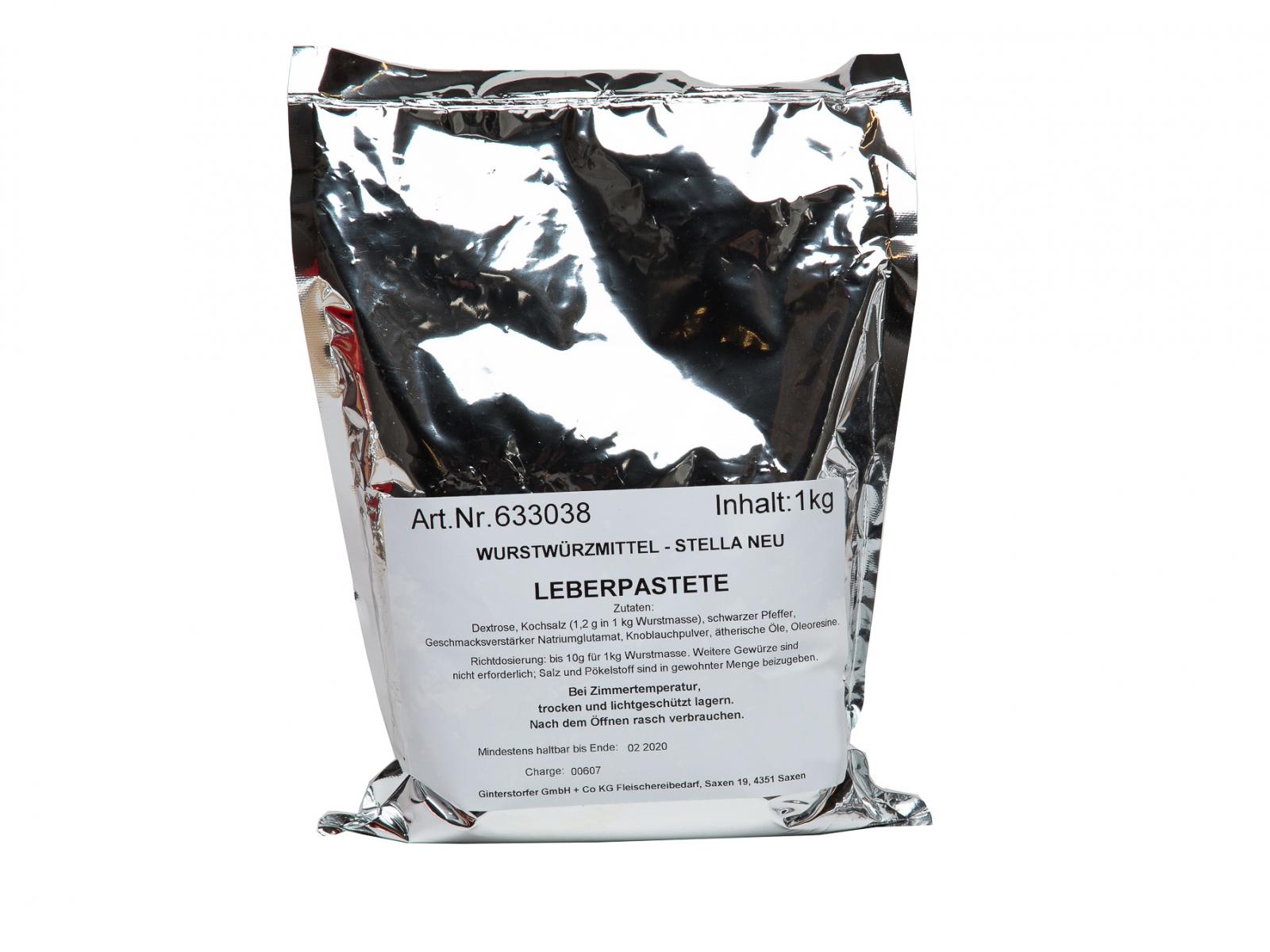 STELLA Wurstgewürz für LEBERPASTETE 1kg · Selbermacher24